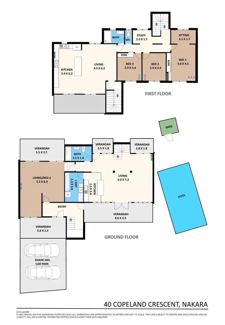 Floorplan of Homely house listing, 40 Copeland Crescent, Nakara NT 810