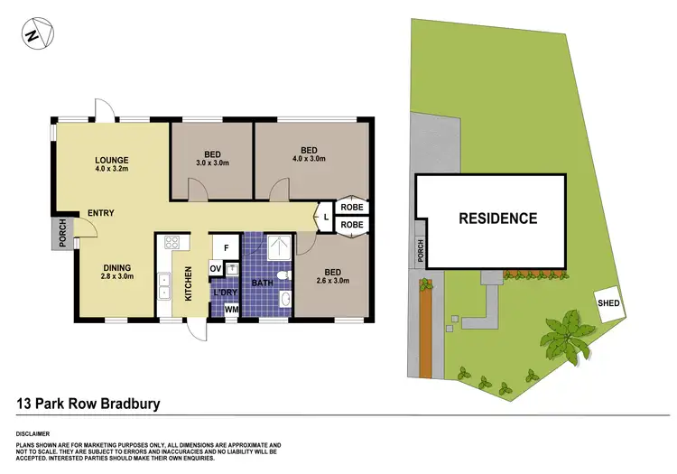 Floorplan of Homely house listing, 13 Park Row, Bradbury NSW 2560