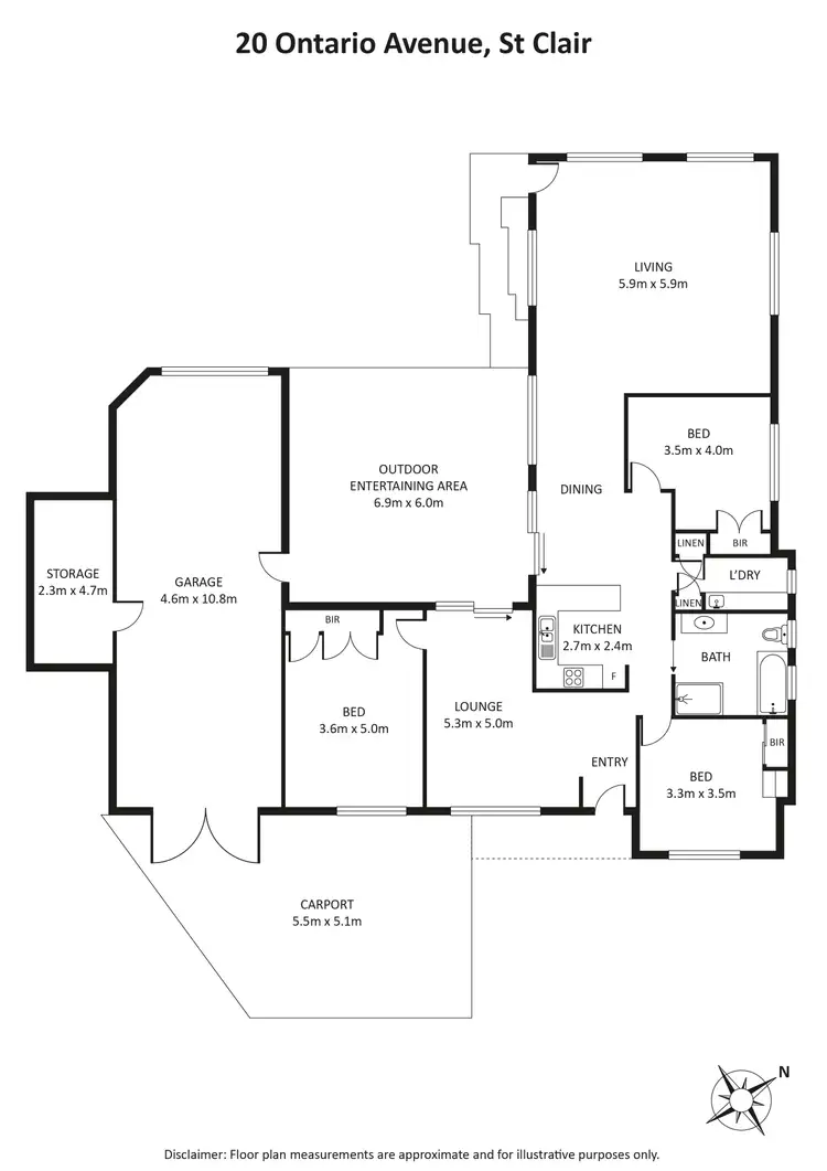 Floorplan of Homely house listing, 20 Ontario Avenue, St Clair NSW 2759