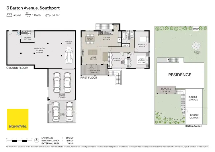 Floorplan of Homely house listing, 3 Barton Avenue, Southport QLD 4215