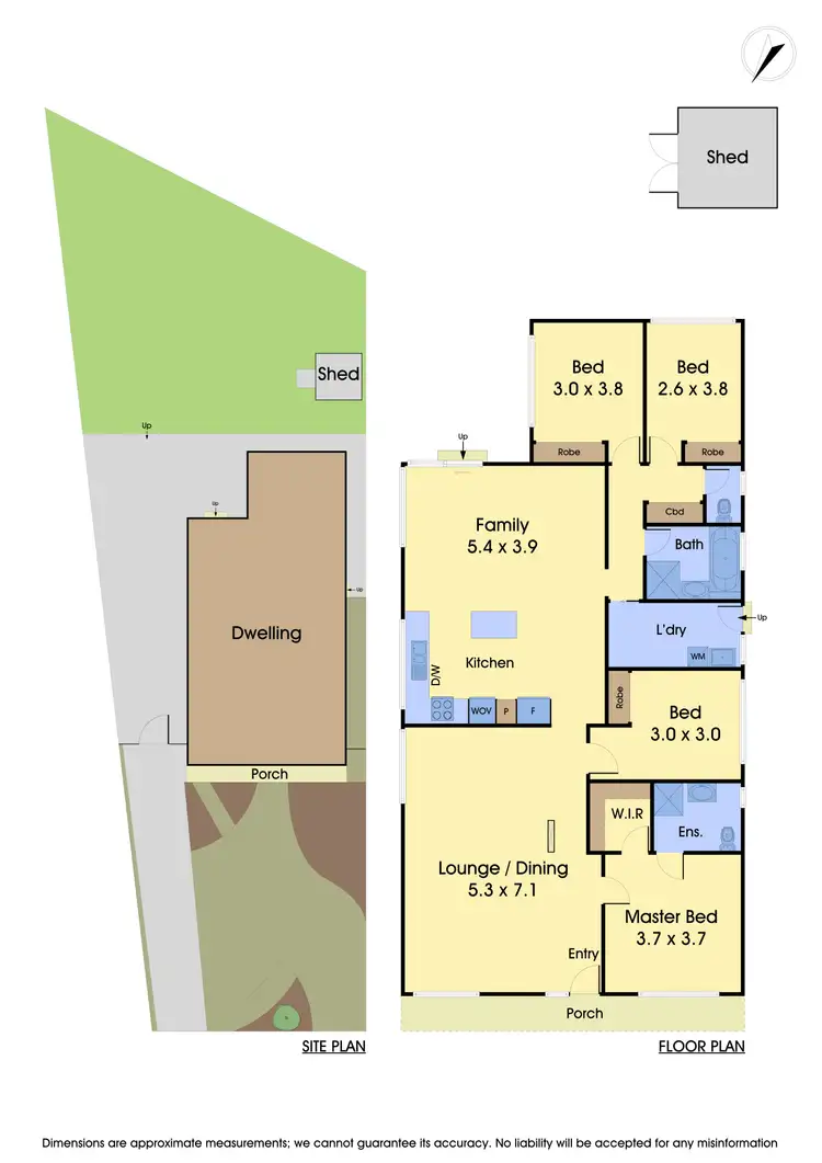 Floorplan of Homely house listing, 1 Antony Close, Mill Park VIC 3082