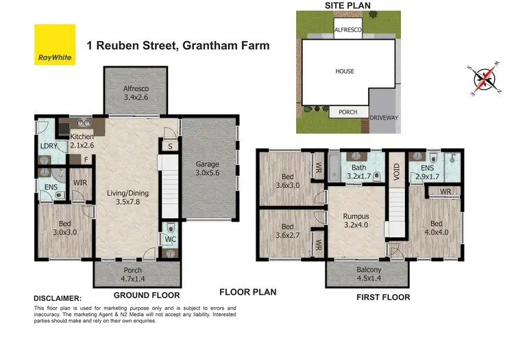 Floorplan of Homely house listing, 1 Reuben Street, Grantham Farm NSW 2765