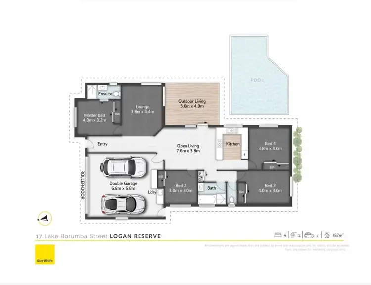 Floorplan of Homely house listing, 17 Lake Borumba Street, Logan Reserve QLD 4133