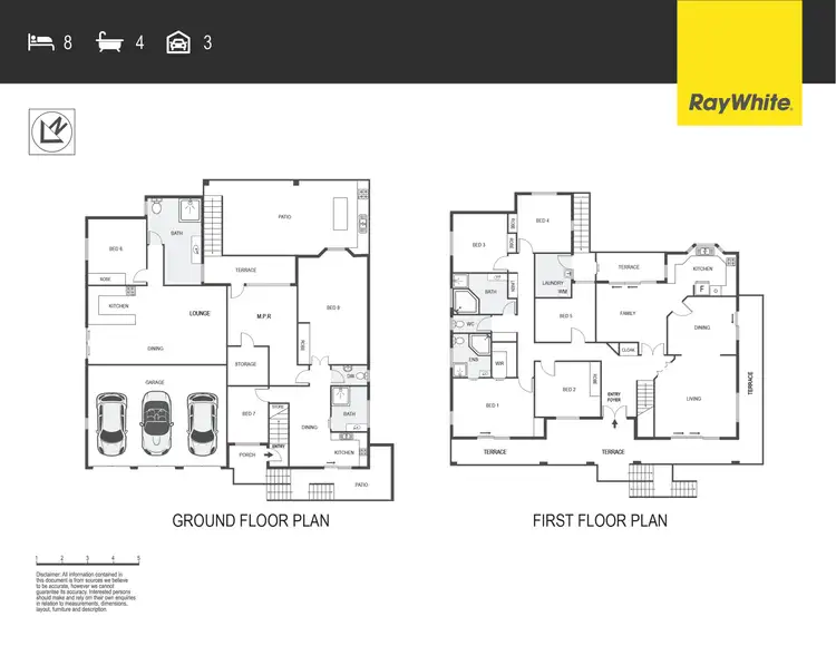Floorplan of Homely house listing, 5 Lambell Close, Palmerston ACT 2913