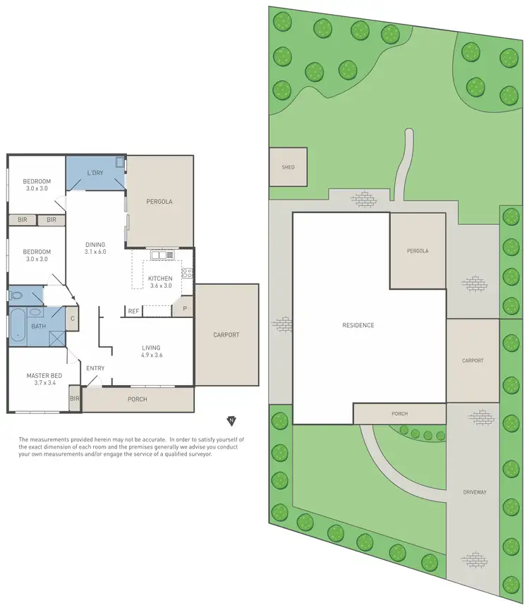 Floorplan of Homely house listing, 12 Intervale Drive, Wyndham Vale VIC 3024