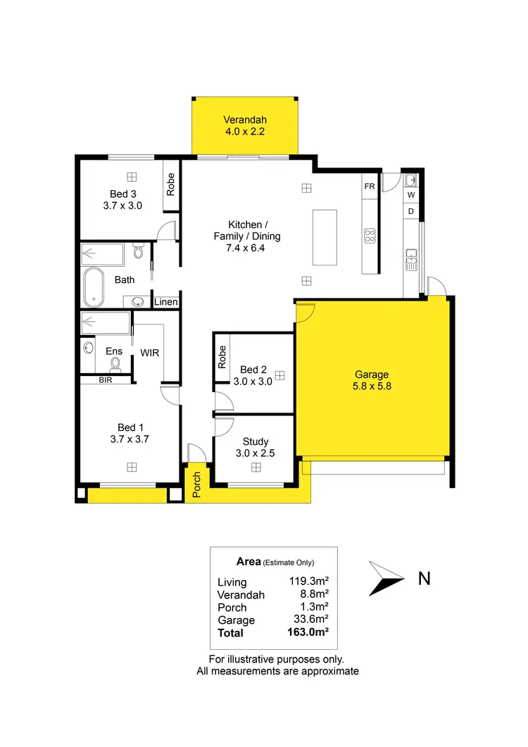 Floorplan of Homely house listing, 2B Woodfield Avenue, Warradale SA 5046