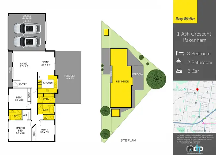 Floorplan of Homely house listing, 1 Ash Crescent, Pakenham VIC 3810