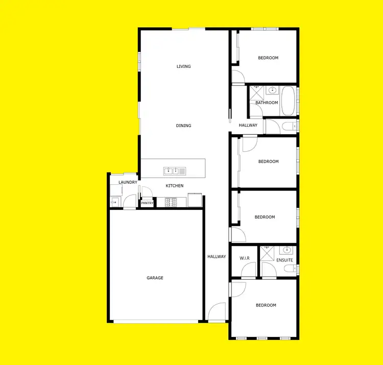 Floorplan of Homely house listing, 90 Ellswood Crescent, Mildura VIC 3500