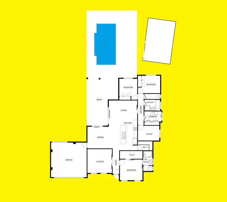 Floorplan of Homely house listing, 8 Hanswood Way, Mildura VIC 3500