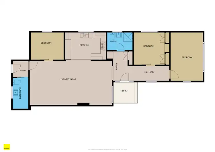 Floorplan of Homely house listing, 69 Indi Avenue, Red Cliffs VIC 3496