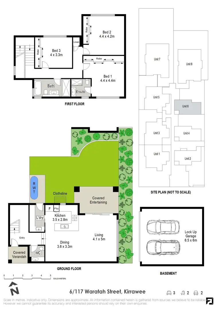 Floorplan of Homely townhouse listing, 6/117 Waratah Street, Kirrawee NSW 2232