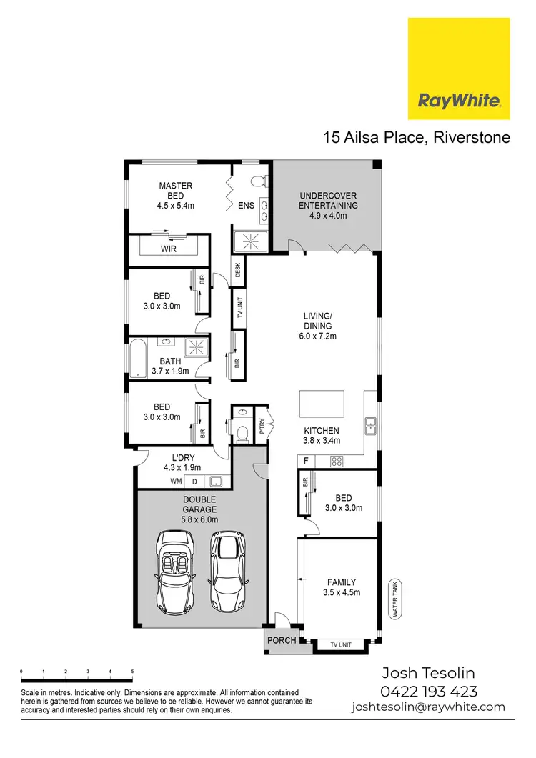 Floorplan of Homely house listing, 15 Ailsa Place, Riverstone NSW 2765