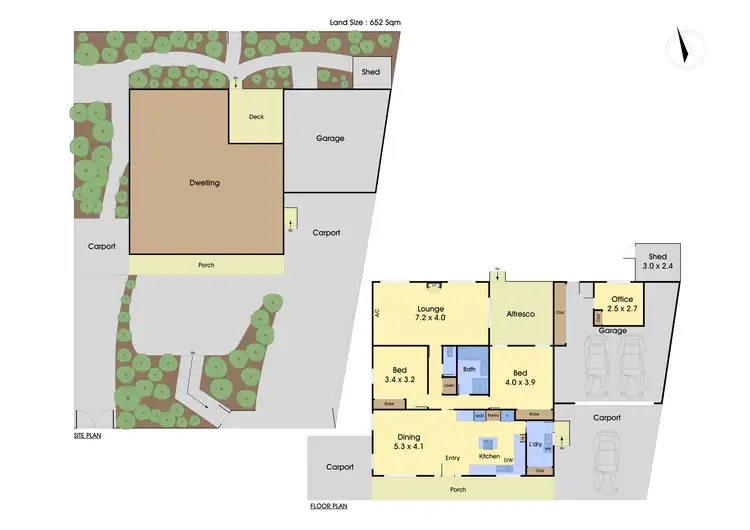 Floorplan of Homely house listing, 73 Oronsay Crescent, Diamond Creek VIC 3089