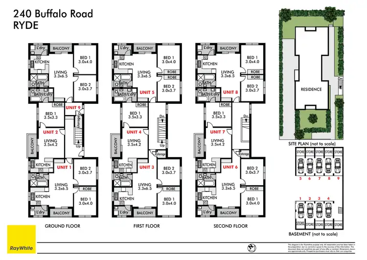 Floorplan of Homely block of units listing, 1-9/240 Buffalo Road, Ryde NSW 2112