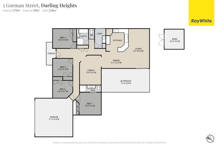 Floorplan of Homely house listing, 5 Gorman Street, Darling Heights QLD 4350