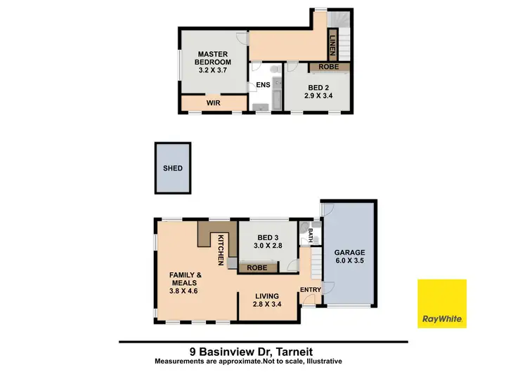 Floorplan of Homely house listing, 9 Basinview Drive, Tarneit VIC 3029