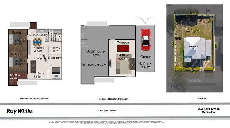 Floorplan of Homely house listing, 233 Ford Street, Berserker QLD 4701