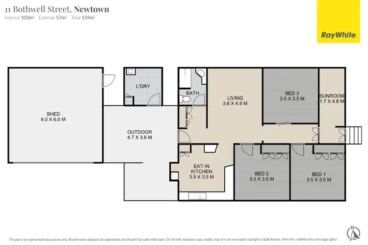 Floorplan of Homely house listing, 11 Bothwell Street, Newtown QLD 4350