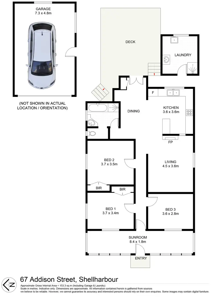 Floorplan of Homely house listing, 67 Addison Street, Shellharbour NSW 2529