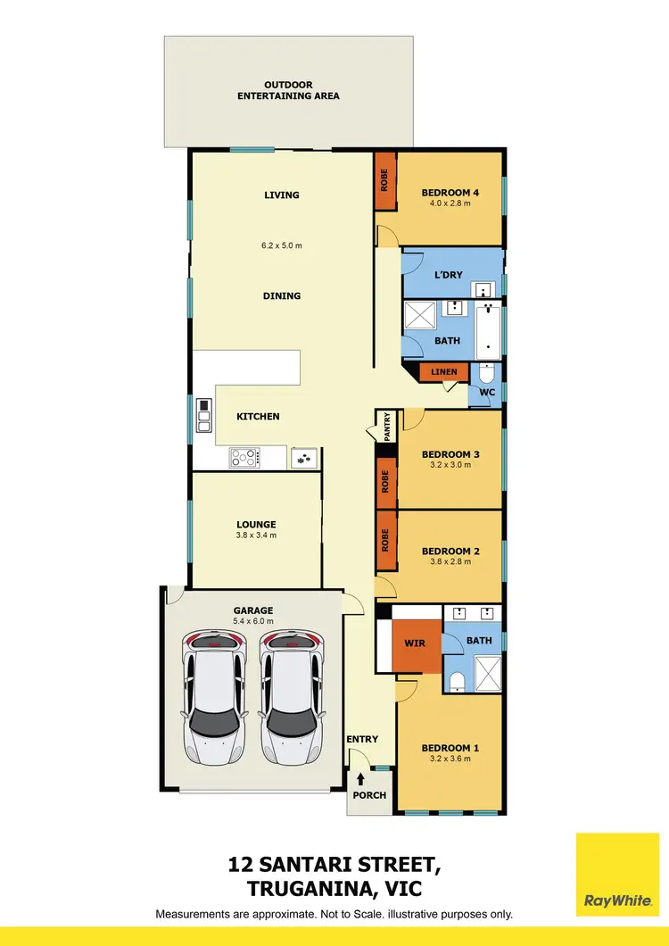 Floorplan of Homely house listing, 12 Santari Street, Truganina VIC 3029