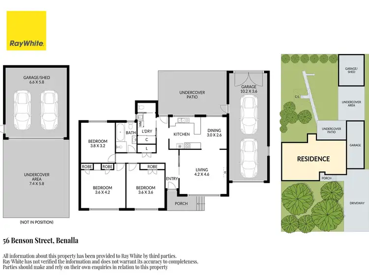 Floorplan of Homely house listing, 56 Benson Street, Benalla VIC 3672