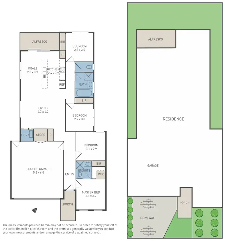Floorplan of Homely house listing, 16 Grain Road, Wyndham Vale VIC 3024