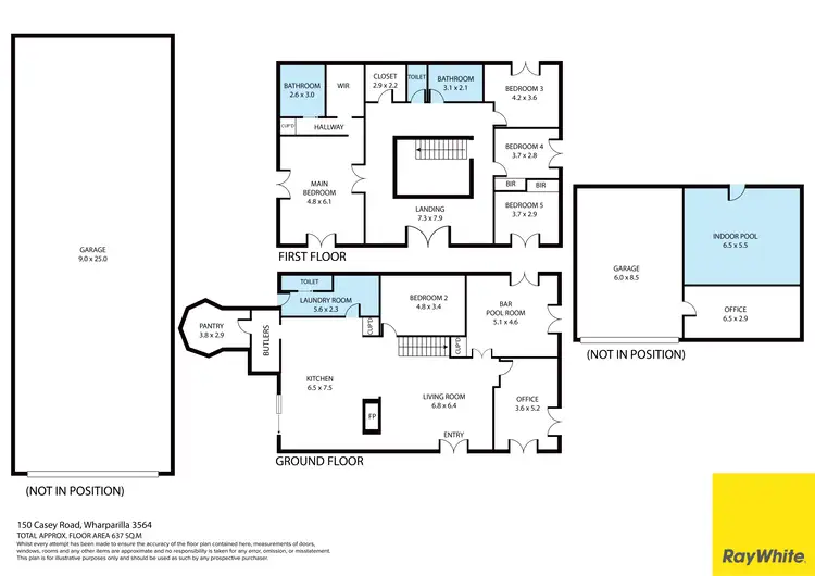 Floorplan of Homely house listing, 150 Casey Road, Echuca VIC 3564