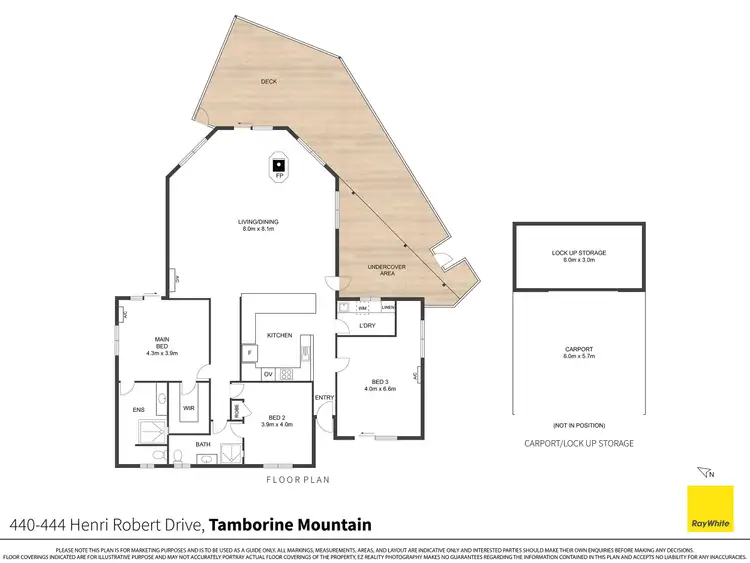 Floorplan of Homely house listing, 440-444 Henri Robert Drive, Tamborine Mountain QLD 4272