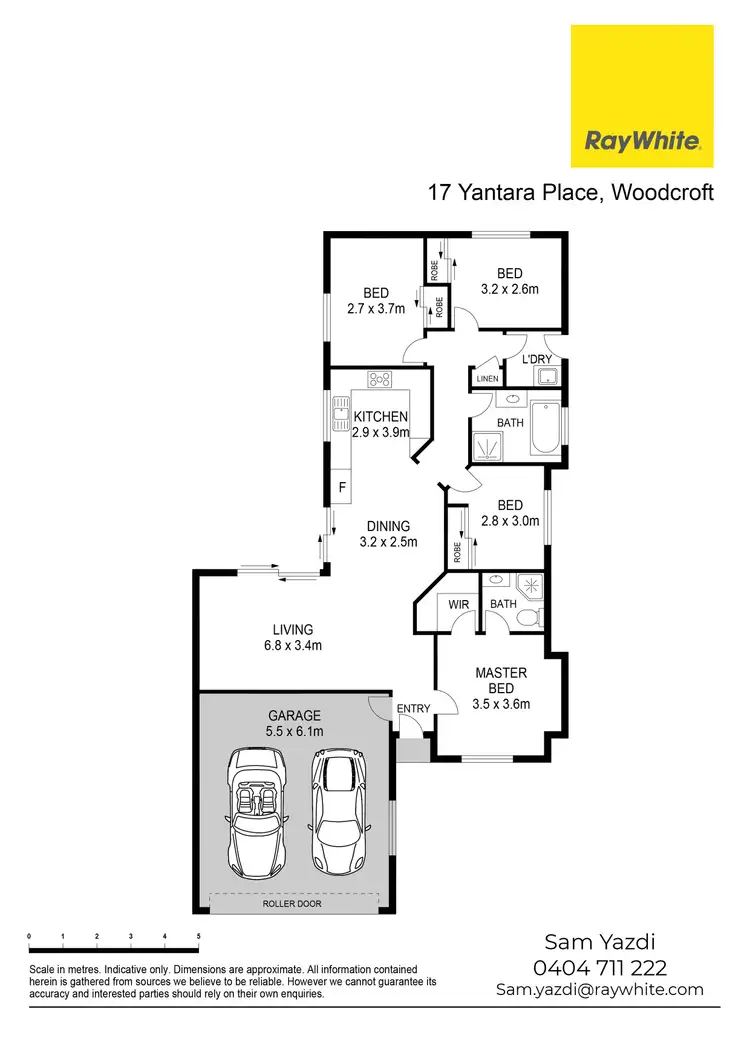 Floorplan of Homely house listing, 17 Yantara Place, Woodcroft NSW 2767