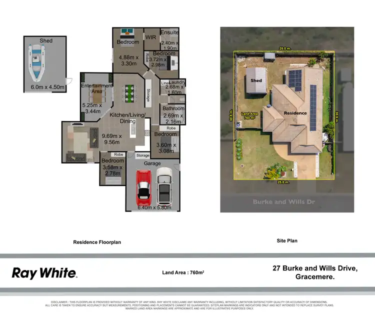 Floorplan of Homely house listing, 27 Burke And Wills Drive, Gracemere QLD 4702