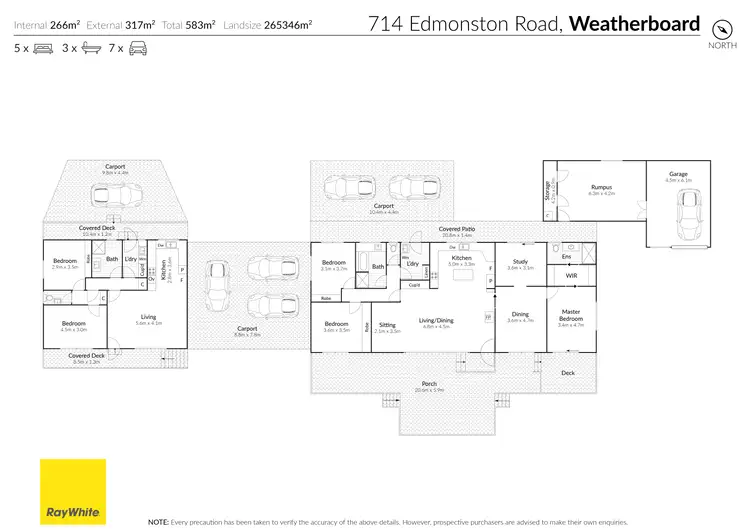Floorplan of Homely house listing, 714 Edmonston Road, Weatherboard VIC 3352