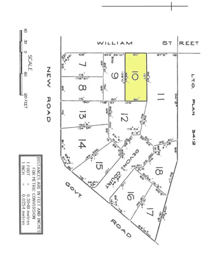 Floorplan of Homely land listing, Lot 10 No 4 William Street, Yorketown SA 5576