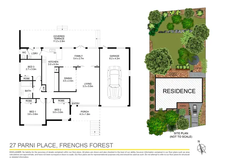 Floorplan of Homely house listing, 27 Parni Place, Frenchs Forest NSW 2086