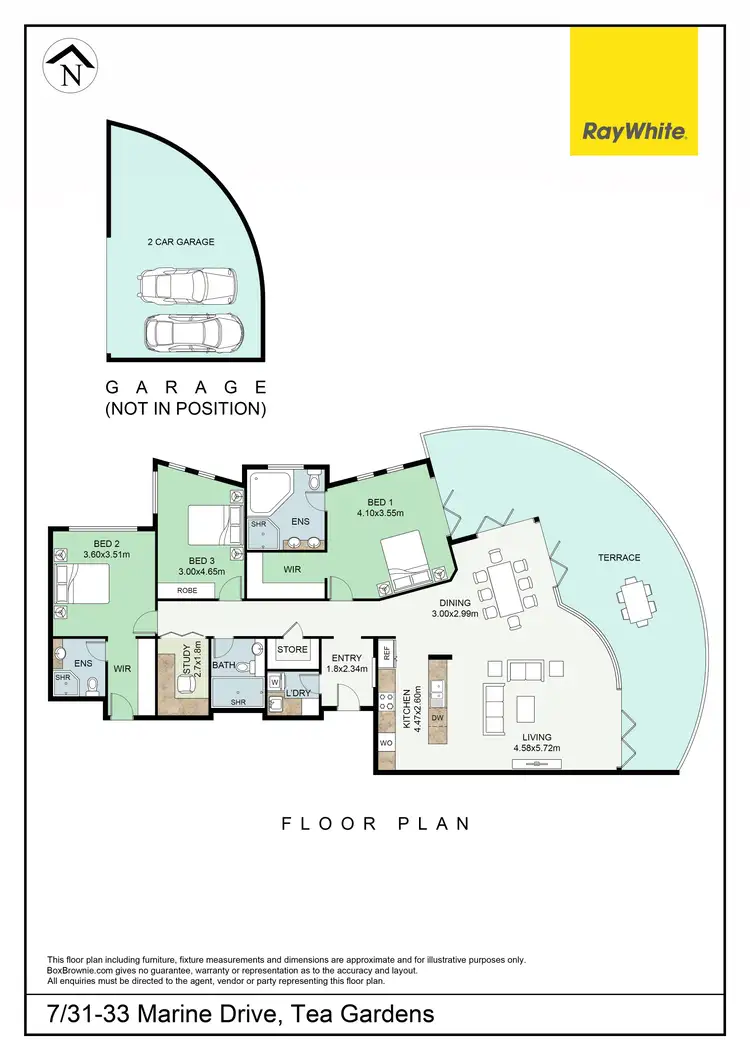 Floorplan of Homely house listing, 7/31-33 Marine Drive, Tea Gardens NSW 2324