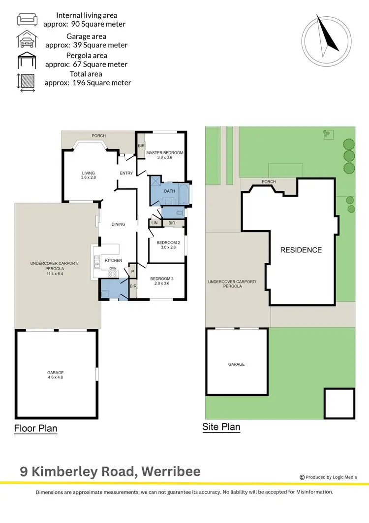 Floorplan of Homely house listing, 9 Kimberley Road, Werribee VIC 3030