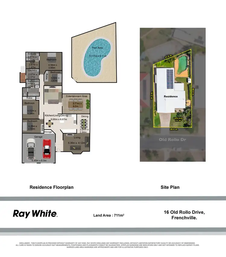 Floorplan of Homely house listing, 16 Old Rollo Drive, Frenchville QLD 4701