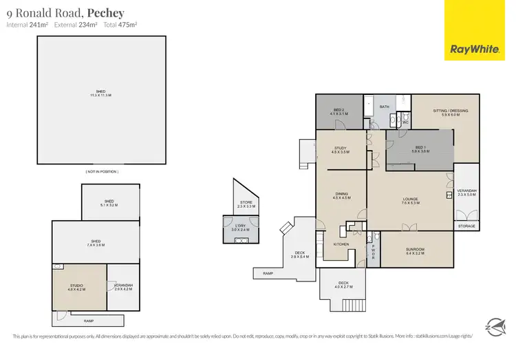 Floorplan of Homely house listing, 9 Ronald Road, Pechey QLD 4352