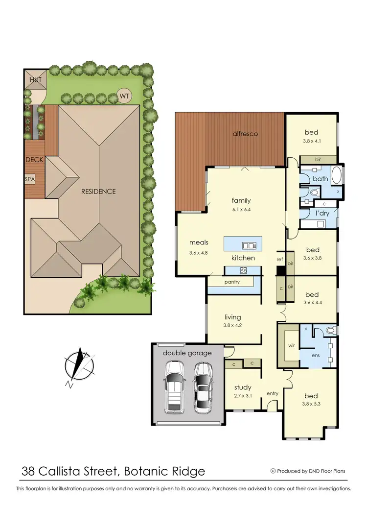 Floorplan of Homely house listing, 38 Callista Street, Botanic Ridge VIC 3977