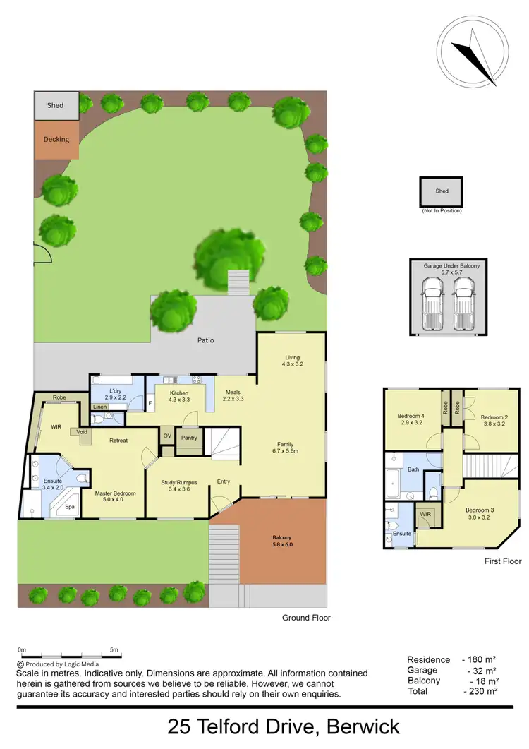 Floorplan of Homely house listing, 25 Telford Drive, Berwick VIC 3806