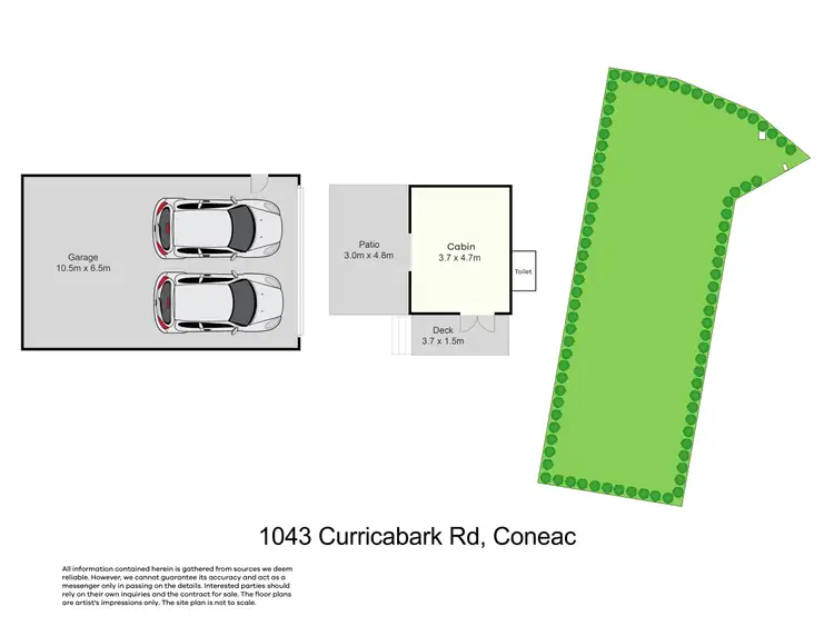 Floorplan of Homely rural property listing, 1043 Curricabark Road, Gloucester NSW 2422
