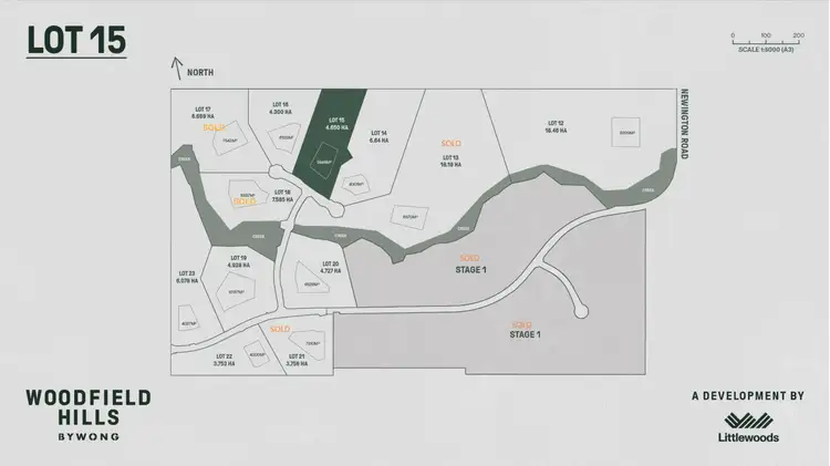 Floorplan of Homely land listing, 70 Quince Paddock Place, Bywong NSW 2621