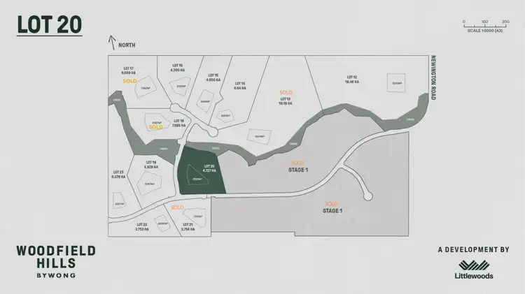 Floorplan of Homely land listing, 6 Quince Paddock Place, Bywong NSW 2621
