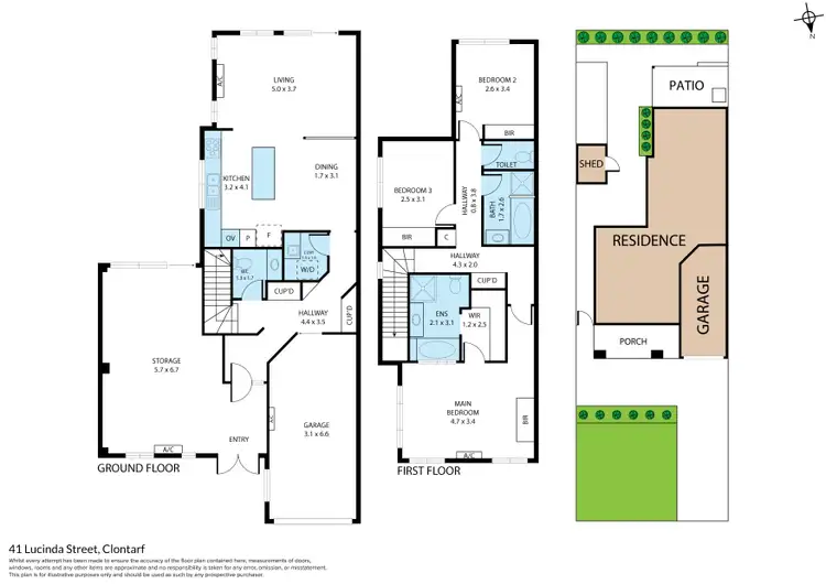 Floorplan of Homely house listing, 41 Lucinda Street, Clontarf QLD 4019