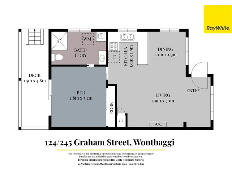 Floorplan of Homely house listing, 124/245 Graham Street, Wonthaggi VIC 3995