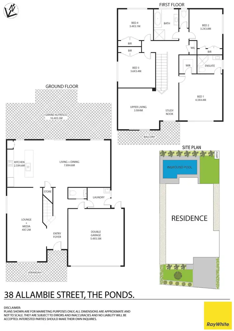 Floorplan of Homely house listing, 38 Allambie Street, The Ponds NSW 2769
