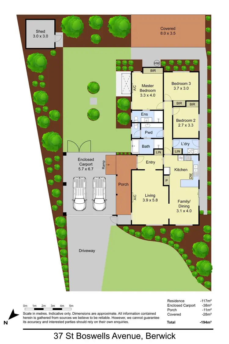 Floorplan of Homely house listing, 37 St Boswells Avenue, Berwick VIC 3806