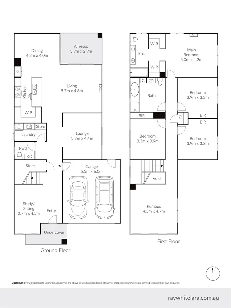 Floorplan of Homely house listing, 14 Coppice Street, Lara VIC 3212