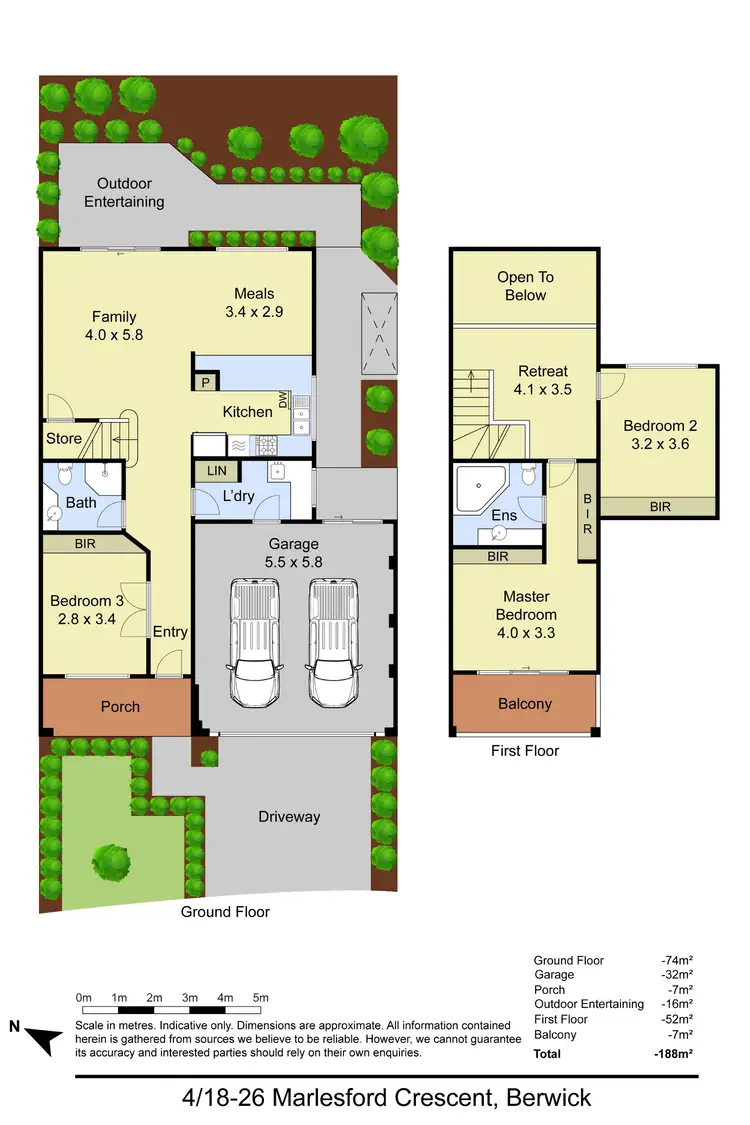 Floorplan of Homely house listing, 4/18-26 Marlesford Crescent, Berwick VIC 3806