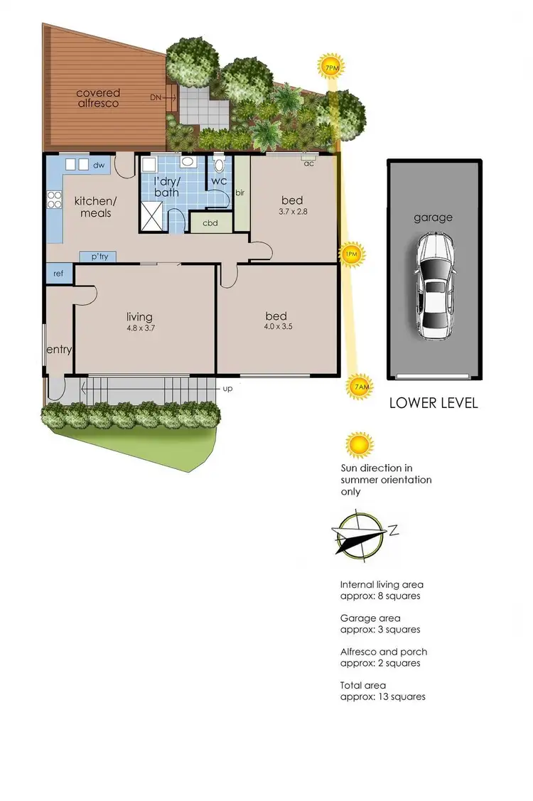 Floorplan of Homely unit listing, 3/52 Williams Street, Frankston VIC 3199