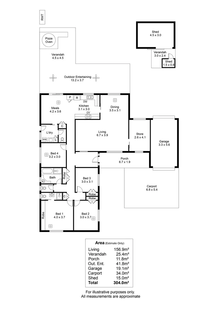 Floorplan of Homely house listing, 37 Veronica Street, Kidman Park SA 5025